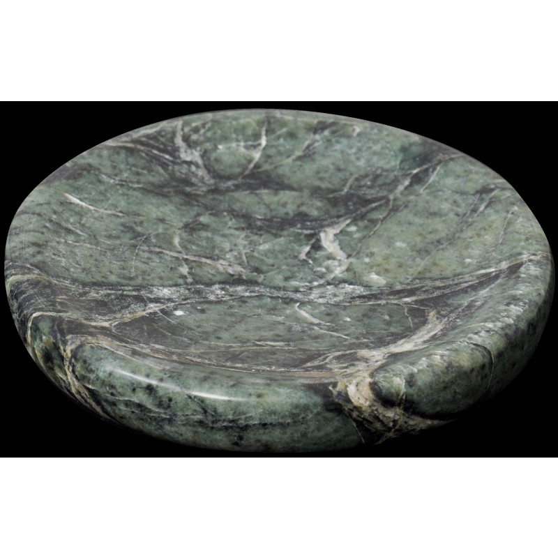 11 cm Round Handmade natural stone Marble soap dish diameter 4.5 inch New, 
